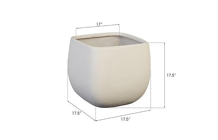 Swell Planter, Small, White