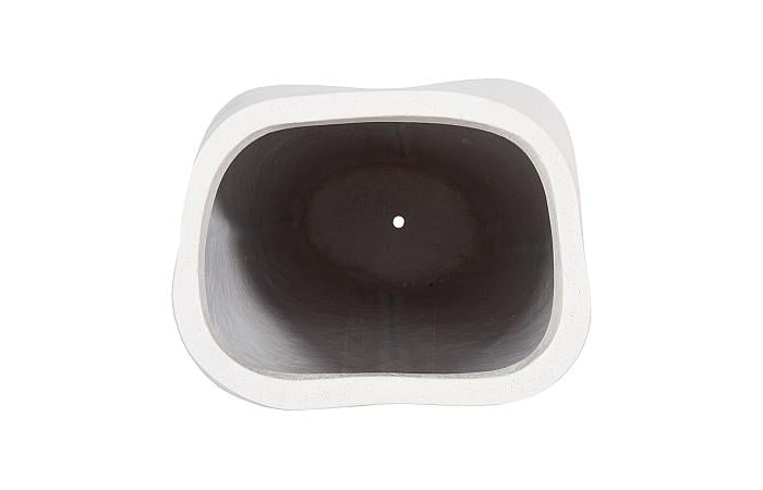 Amorphous Planter, Large, White