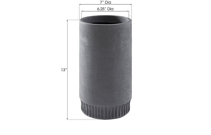 Harvest Planter, Small, Dark Gray