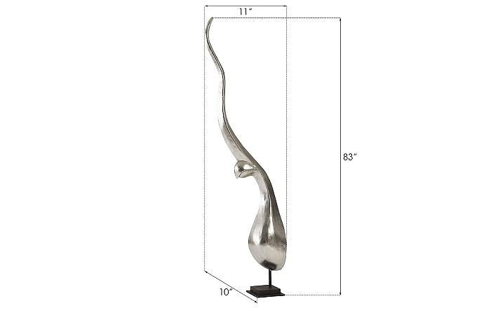Sculpture Chofa, feuille d'argent, LG