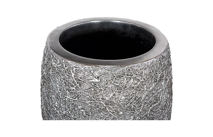 String Theory Planter, Silver Leaf, SM