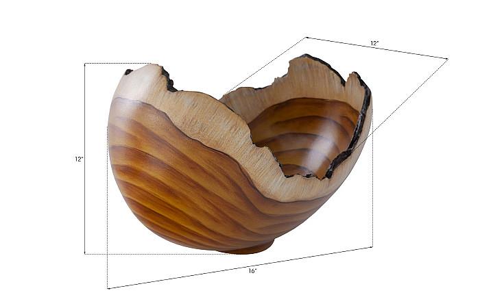 Burled Bowl, Faux Bois