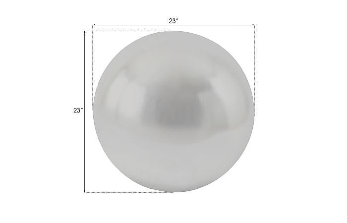 Ballon de sol, grand, feuille d'argent