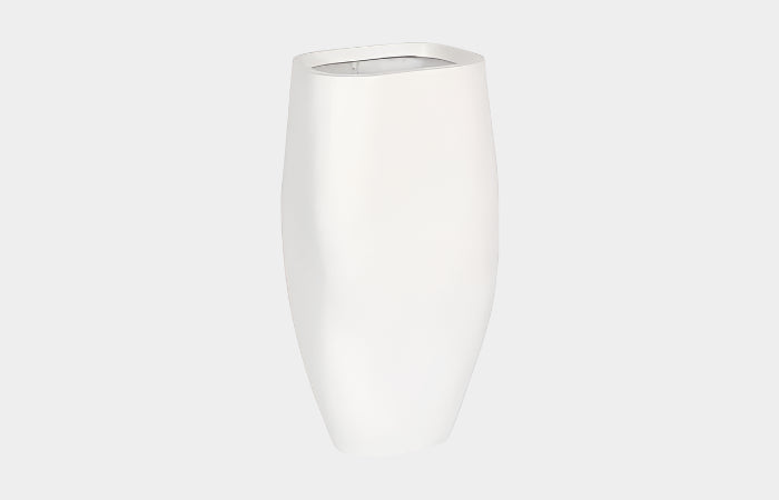 Amorphous Planter, Large, White