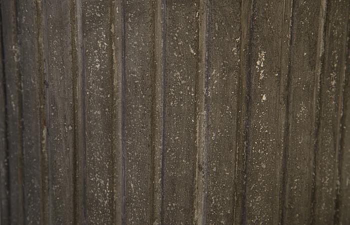 Fluted Planter, Small, Gray