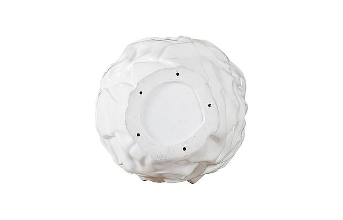 Drape Planter, Gel Coat White