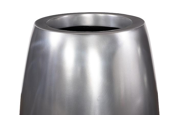 Elonga Planter, Polished Aluminum, MD