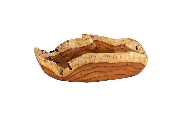 Burled Bowl, Faux Wood