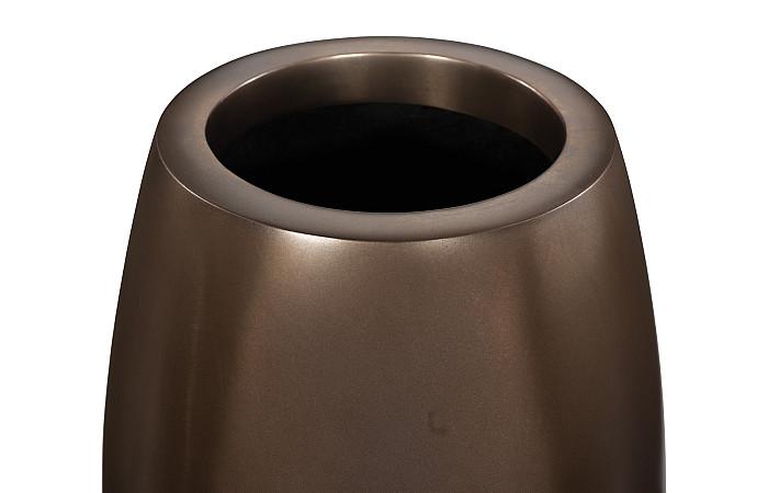 Elonga Planter, Polished Bronze, SM