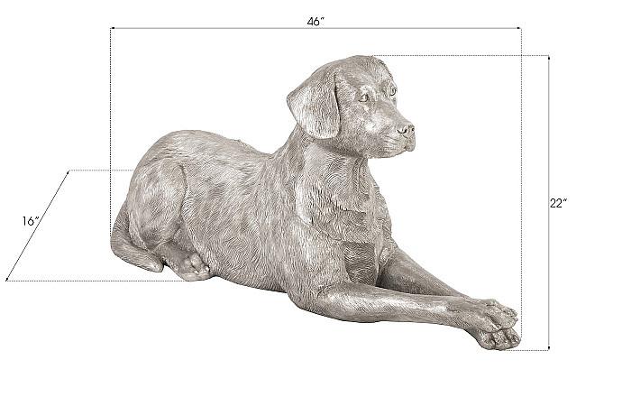 Labrador, Laying, Silver Leaf