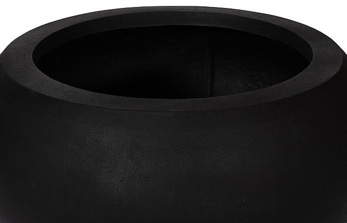 Rounded Planter, Large, Black