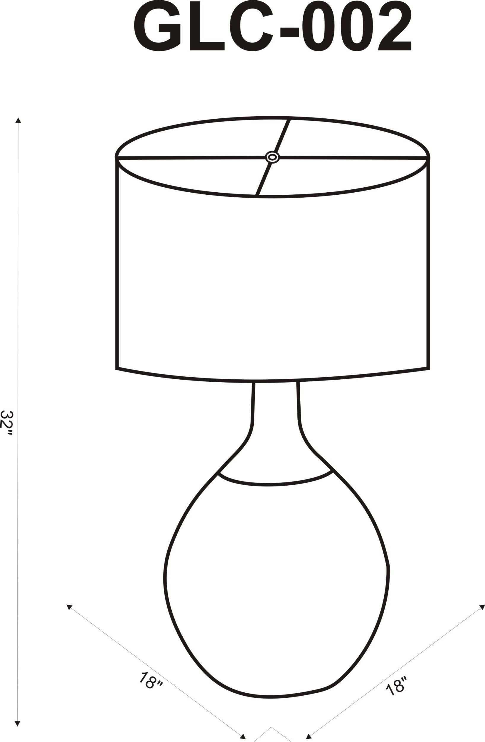 Glacia Accent Table Lamp