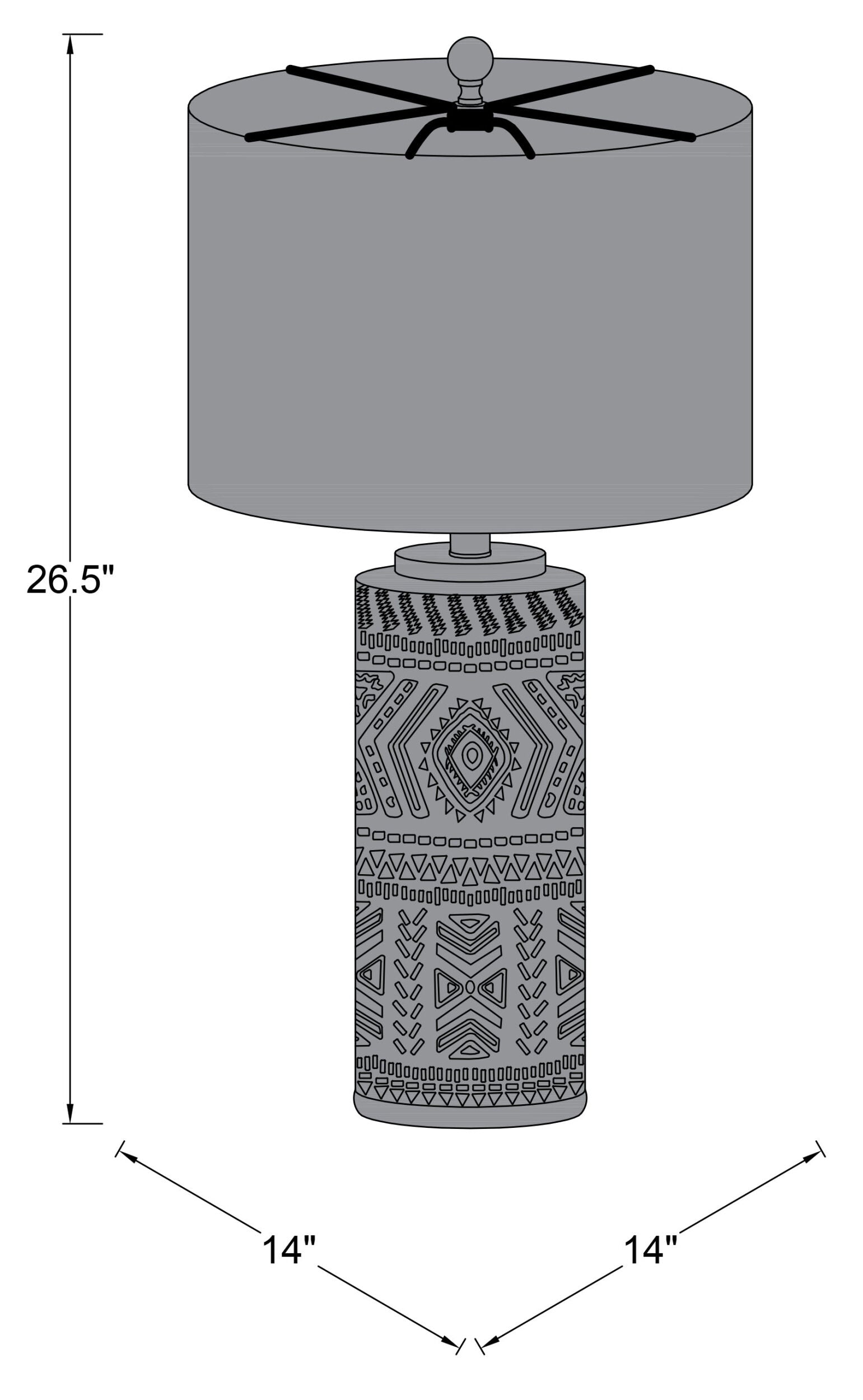 Imelde Accent Table Lamp