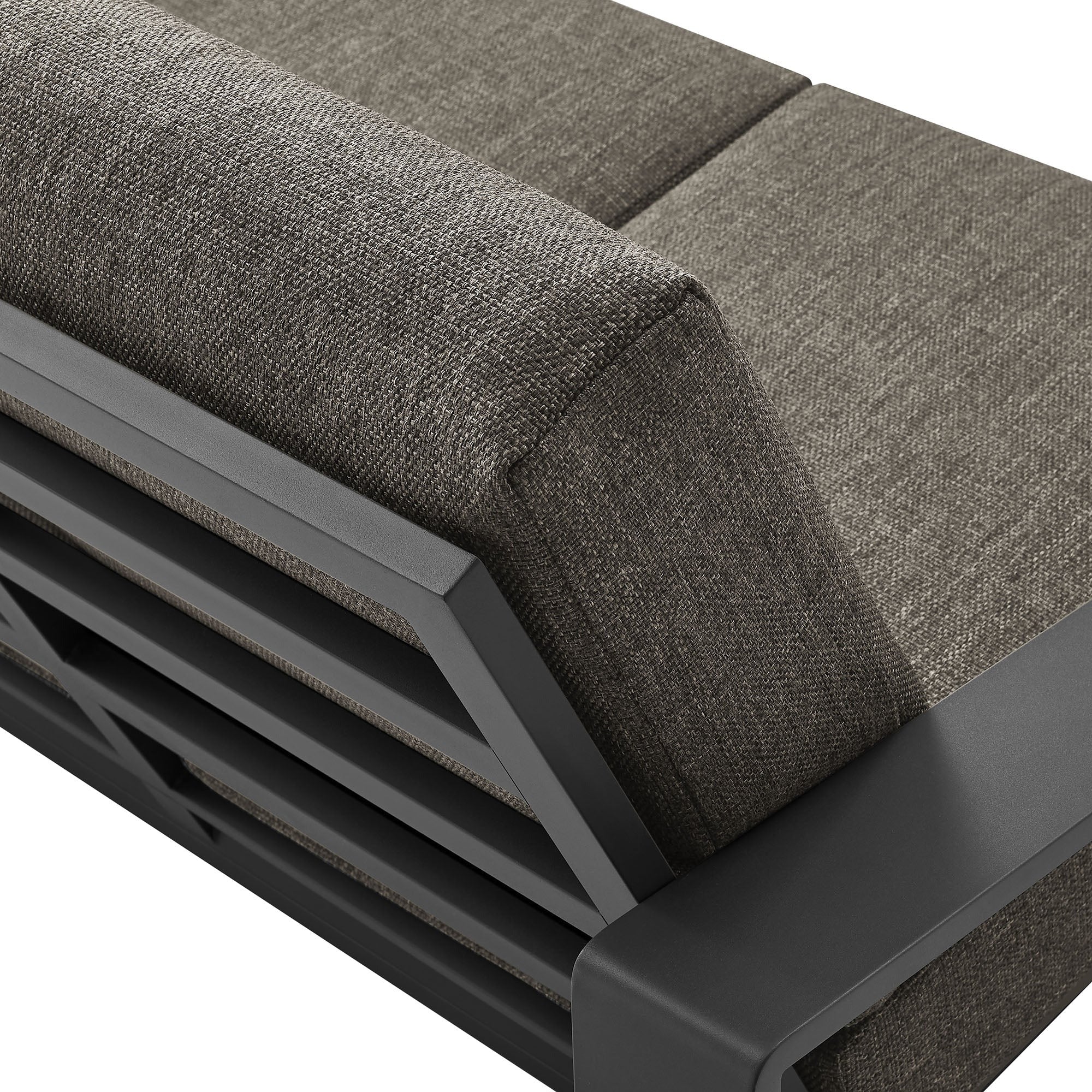 Lirienne Outdoor Patio Aluminum Loveseat