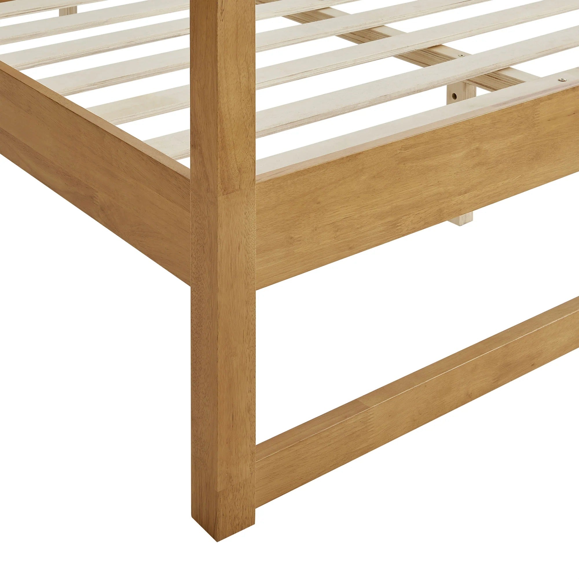 Alva Queen Wood Canopy Platform Bed