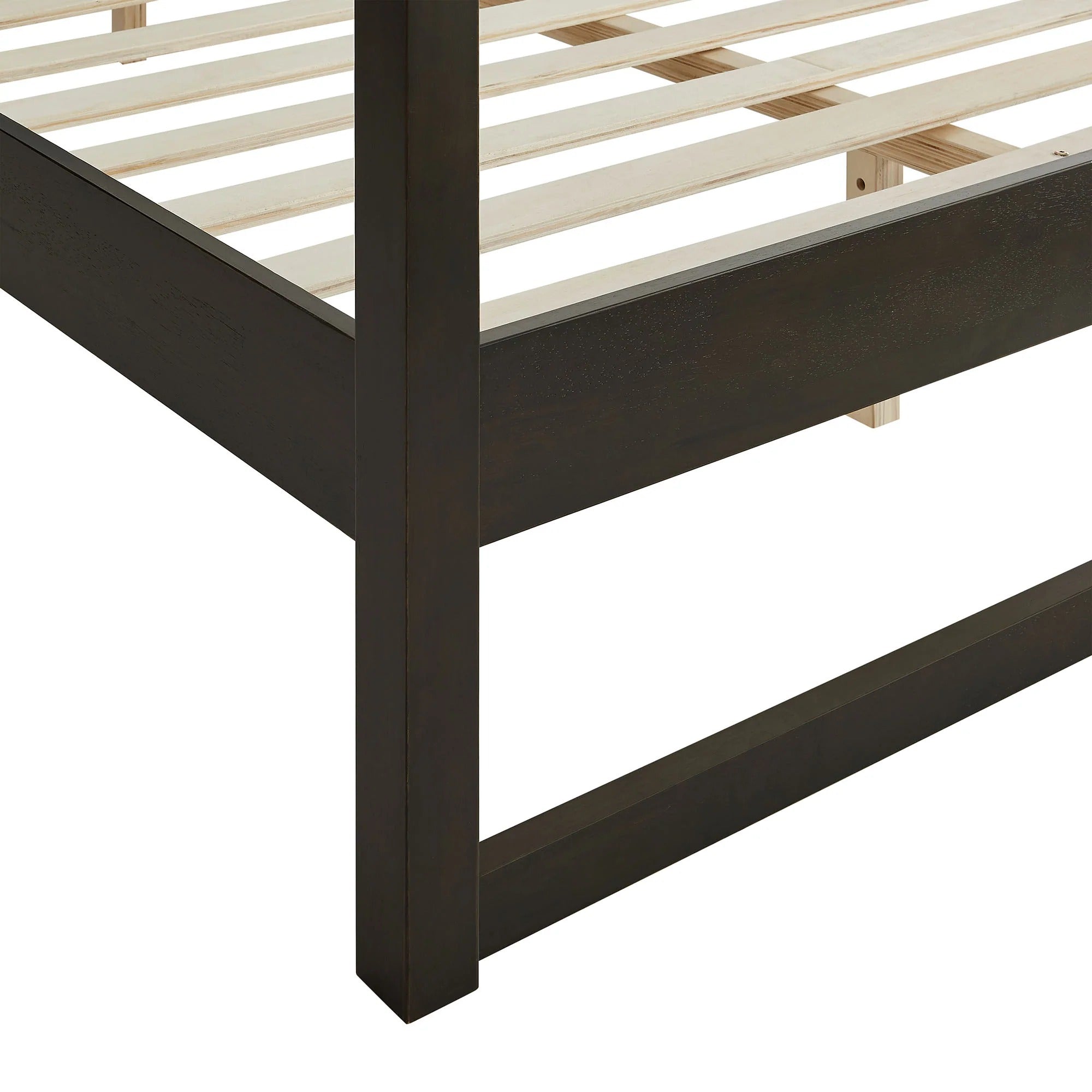 Alva Queen Wood Canopy Platform Bed