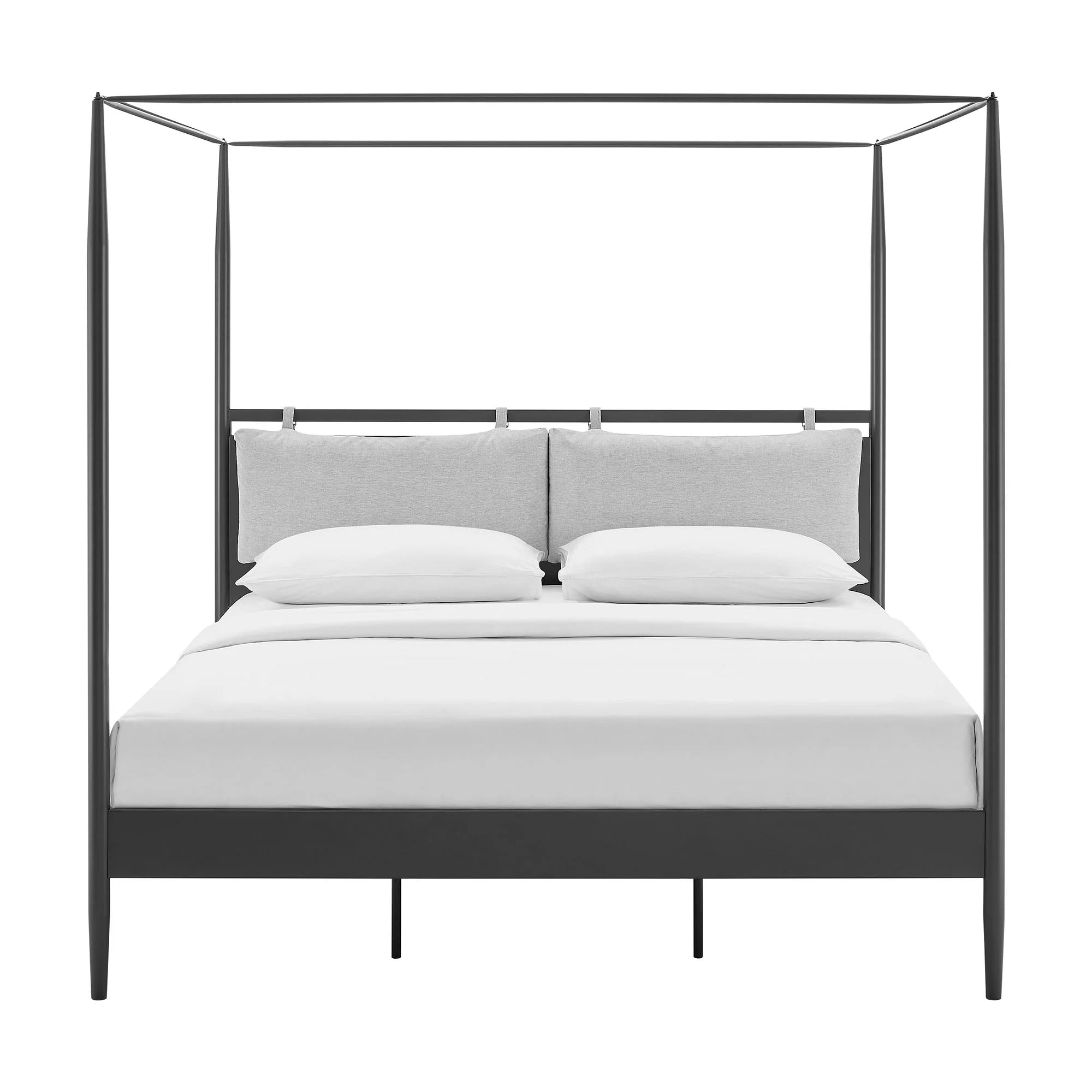 Marlowe 4-Poster Canopy Metal Queen Platform Bed