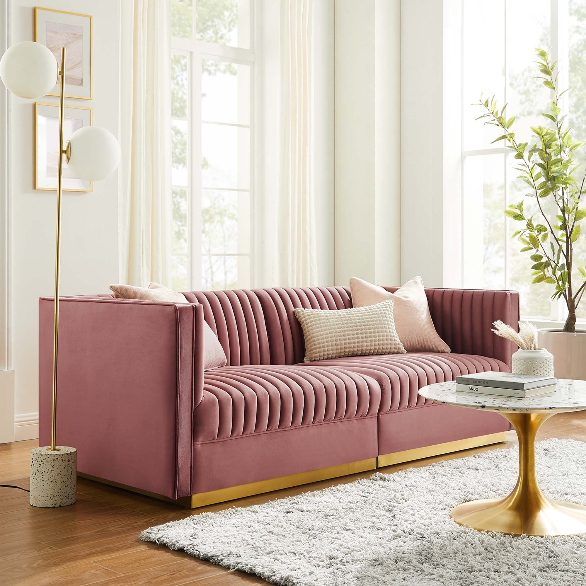 Chaise sans accoudoirs rembourrée en duvet Commix