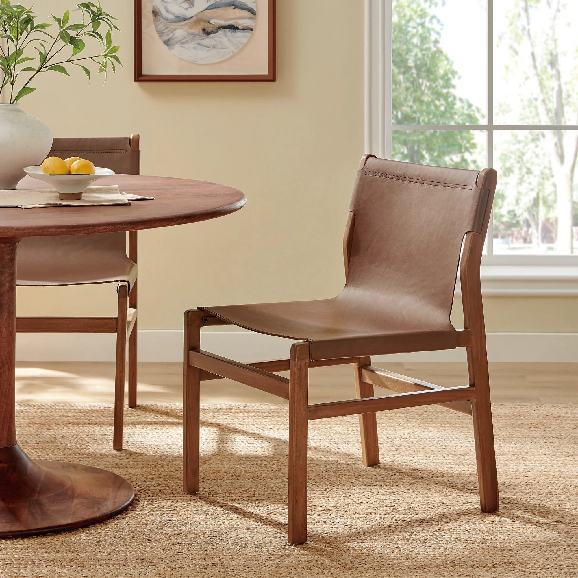Sonora Leather Dining Side Chair