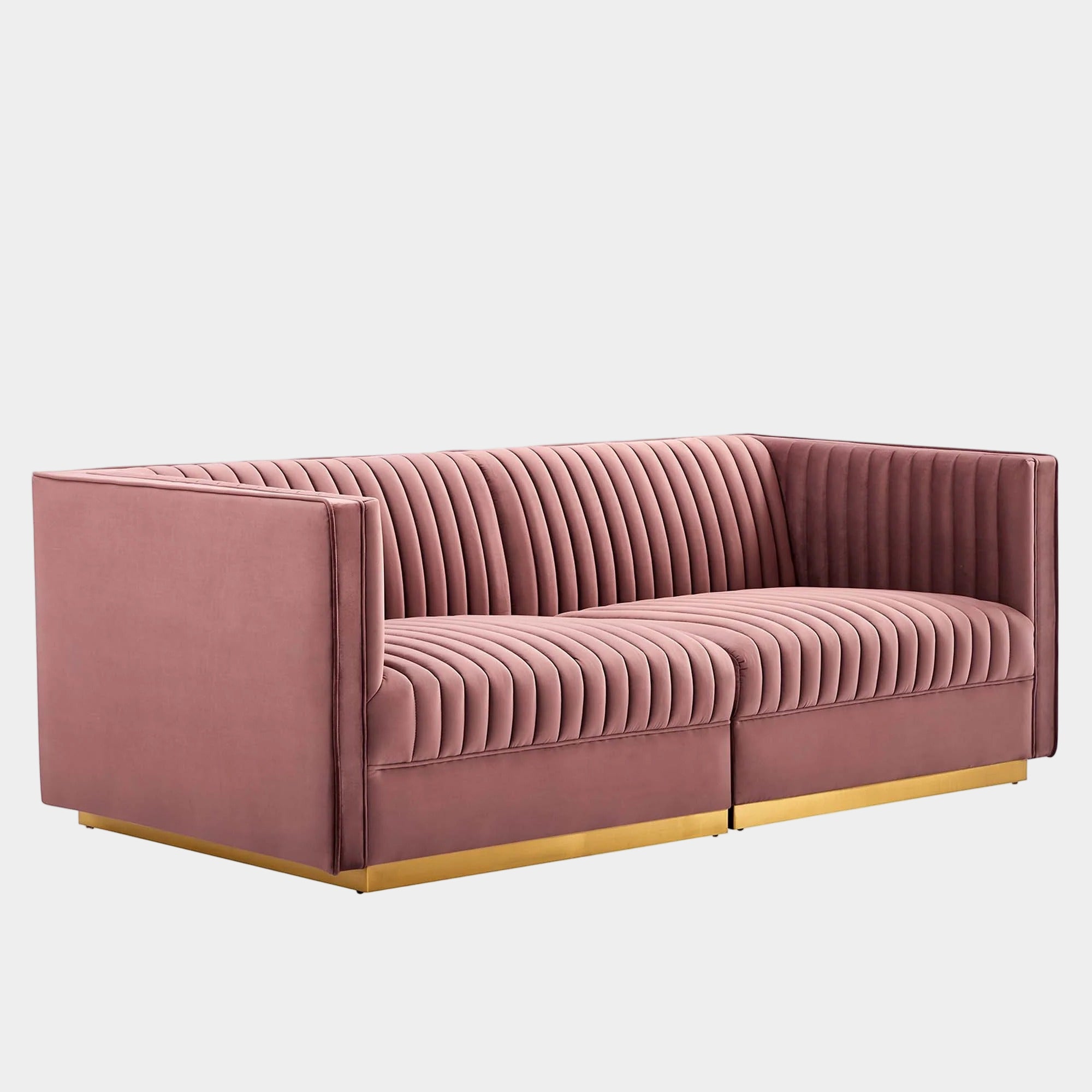 Chaise sans accoudoirs rembourrée en duvet Commix
