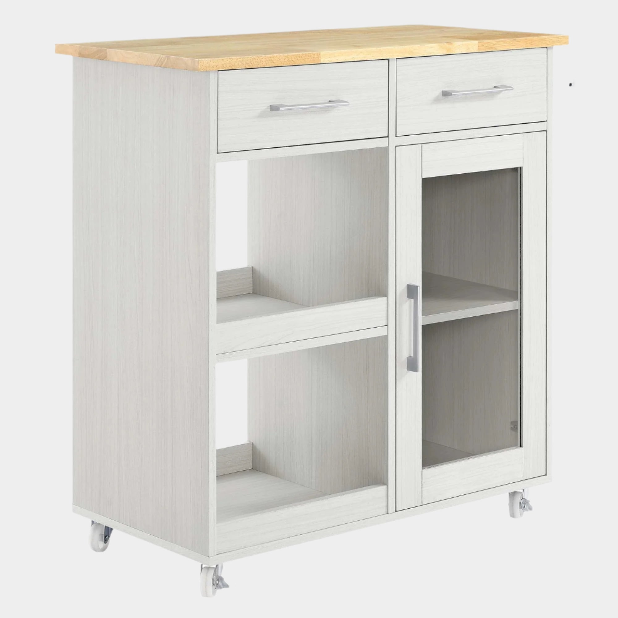 Culinary Kitchen Cart With Towel Bar