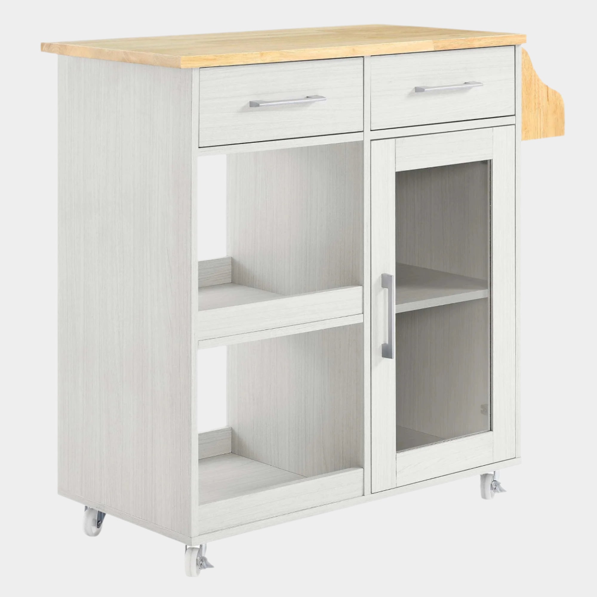 Culinary Kitchen Cart With Spice Rack