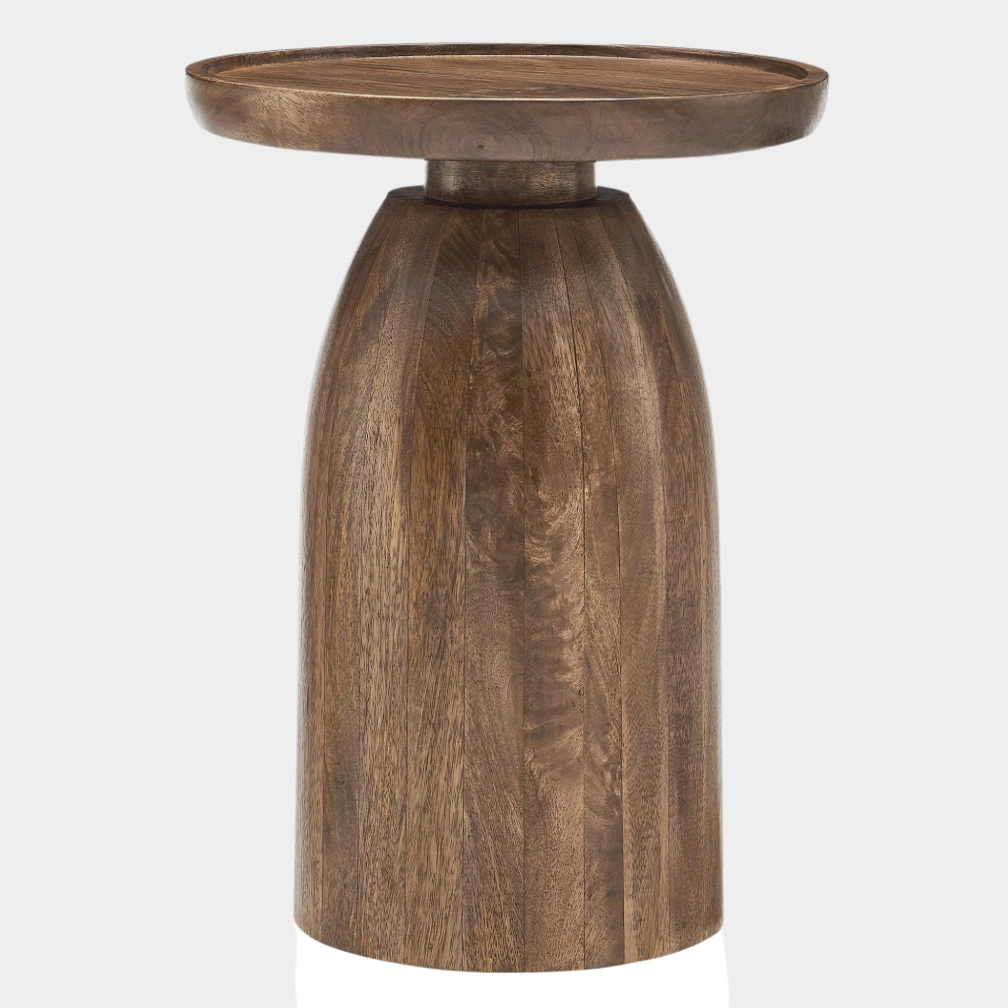 Holloway Round Wood Side Table