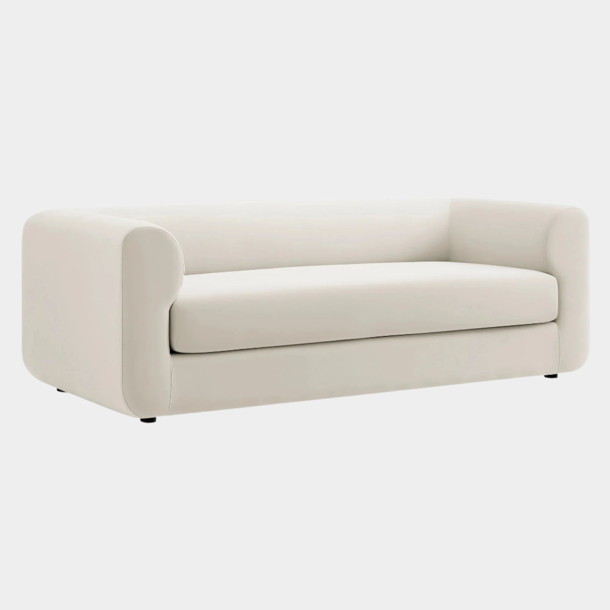 Leif 89" Performance Velvet Upholstered Sofa