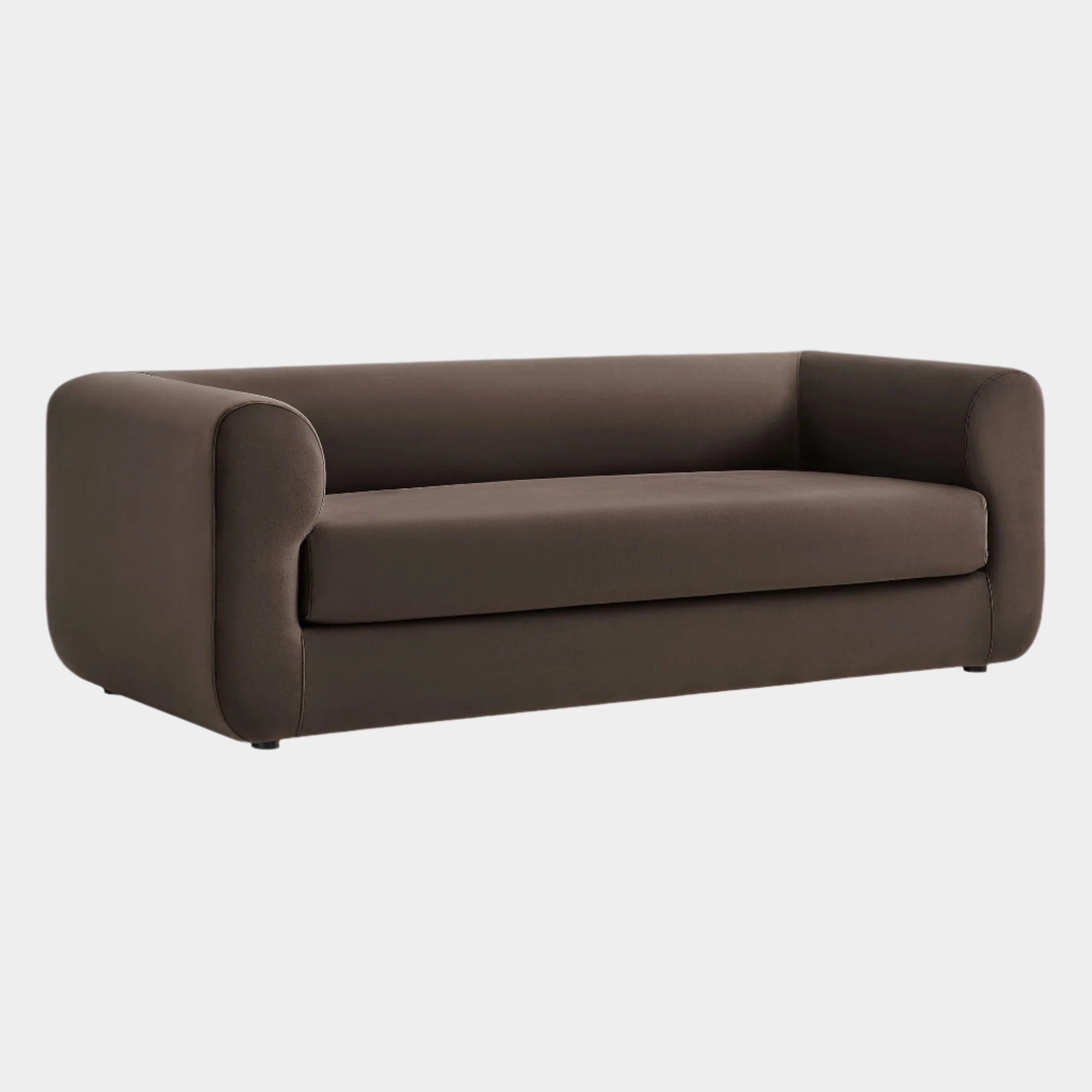 Leif 89" Performance Velvet Upholstered Sofa