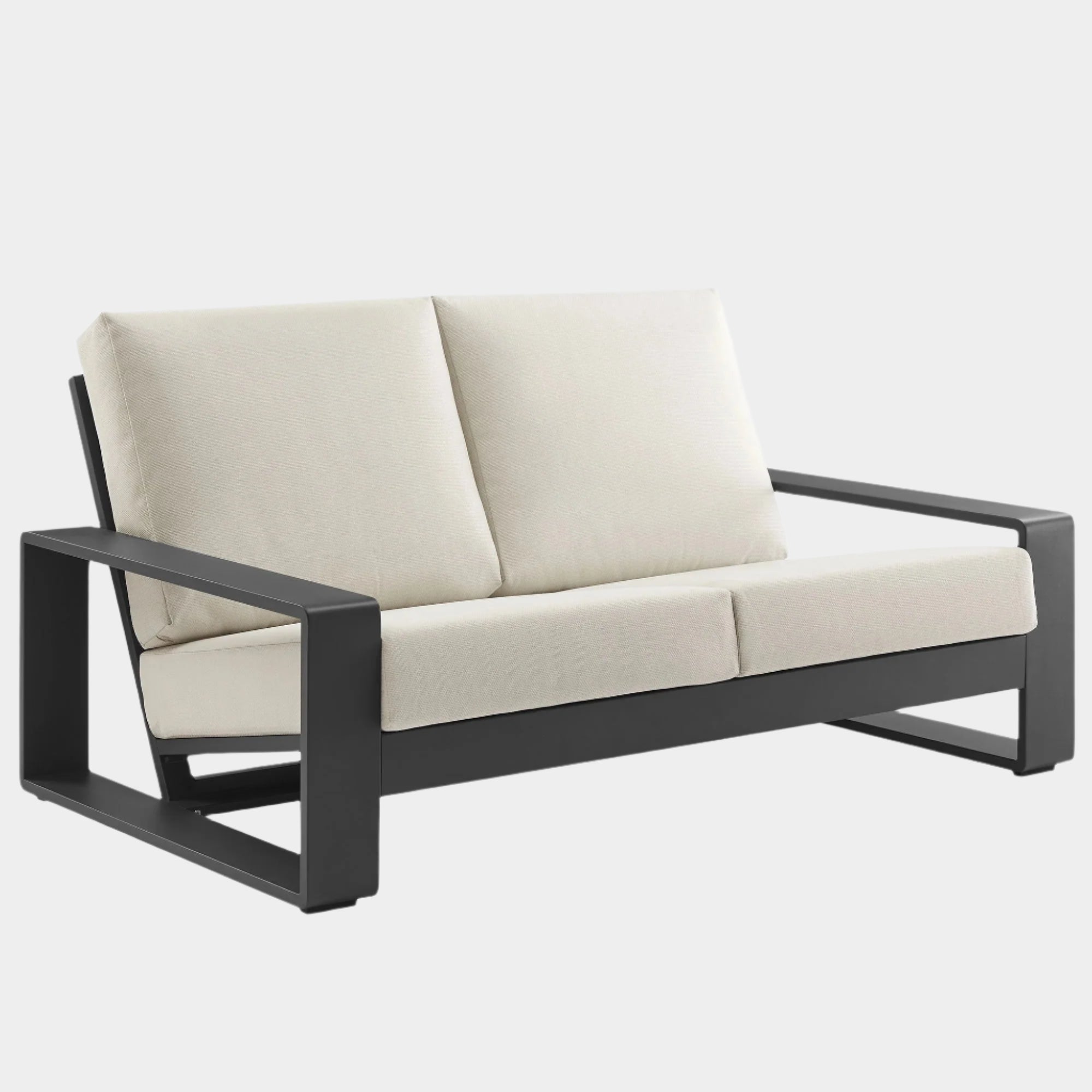 Lirienne Outdoor Patio Aluminum Loveseat
