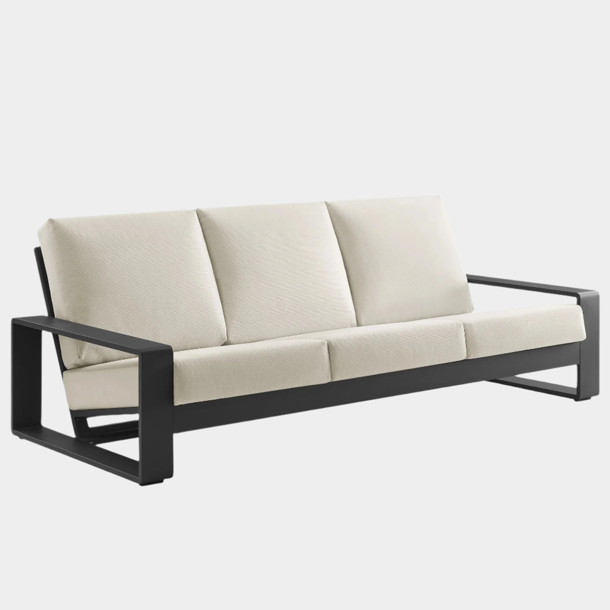 Lirienne Outdoor Patio Aluminum Sofa