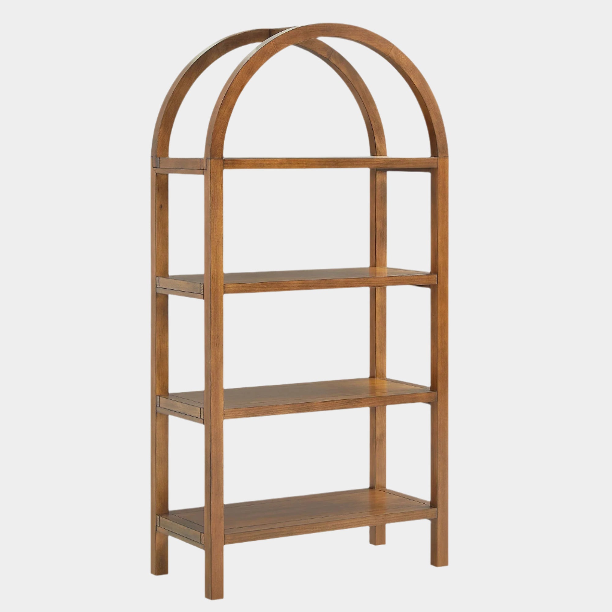Vexley 60 Inch Wide Arched Bookshelf