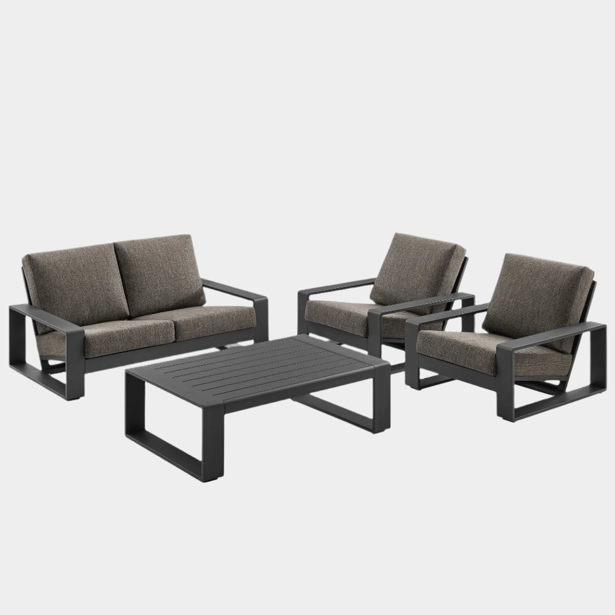 Lirienne 4-Piece Outdoor Patio Aluminum Furniture Set