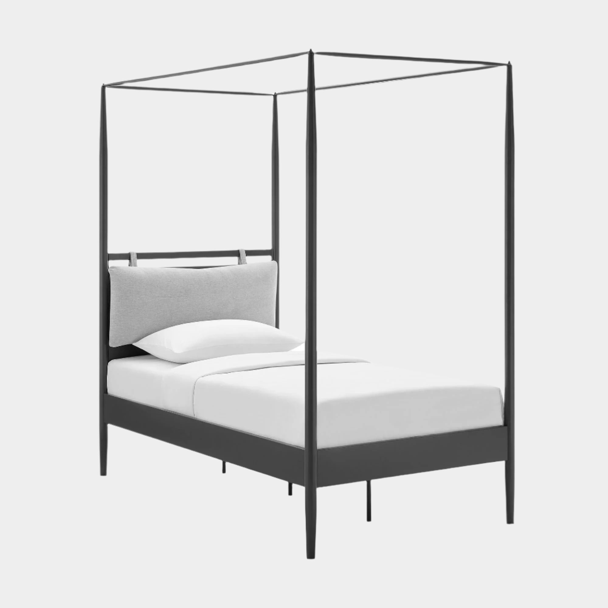 Marlowe 4-Poster Canopy Metal Queen Platform Bed