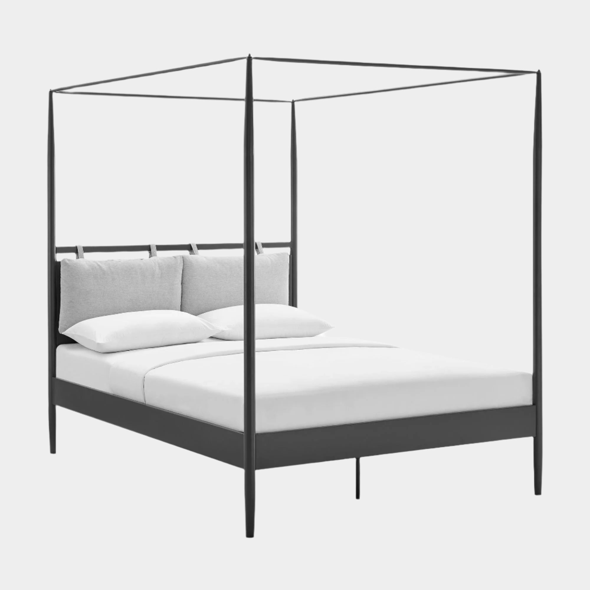 Marlowe 4-Poster Canopy Metal Queen Platform Bed