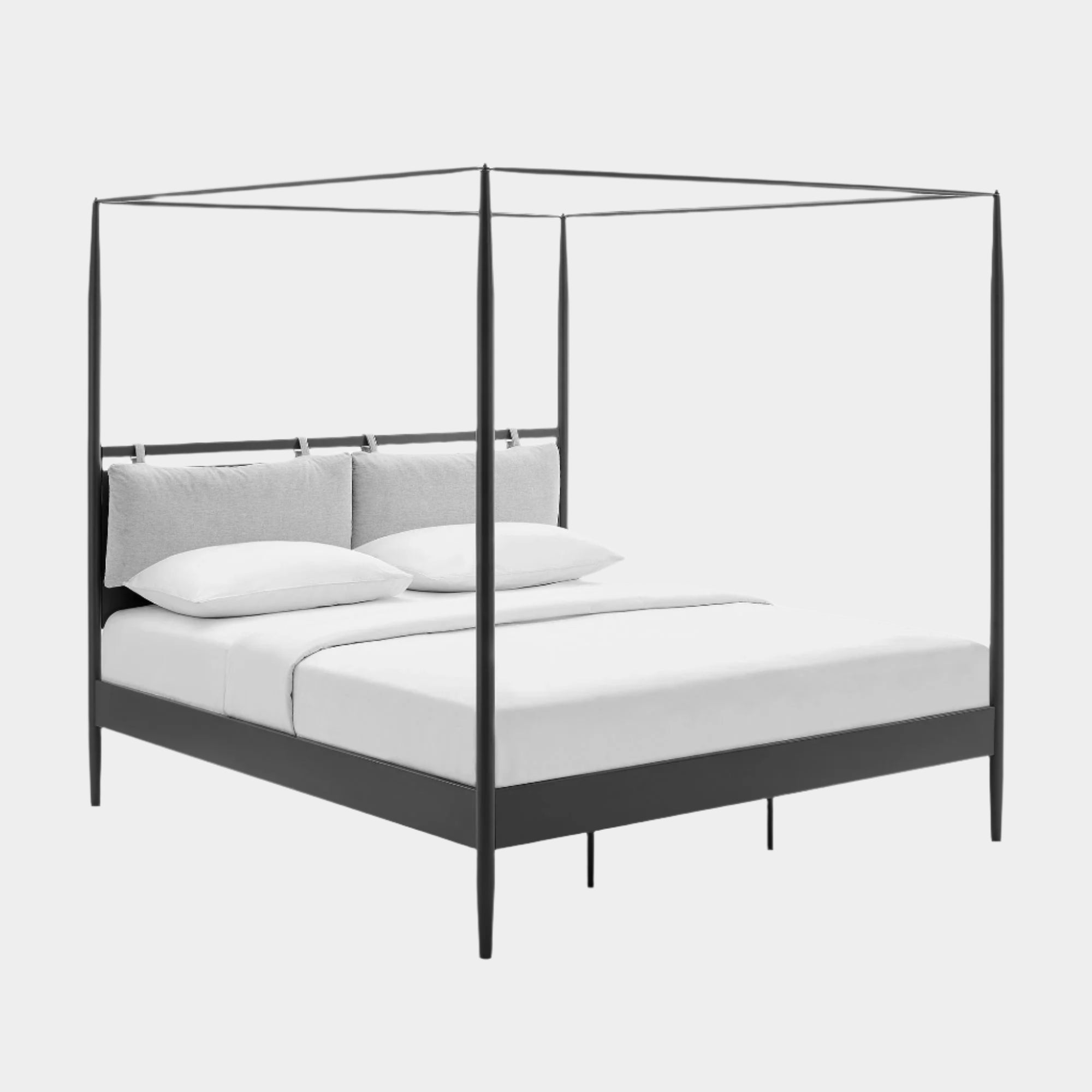 Marlowe 4-Poster Canopy Metal Queen Platform Bed