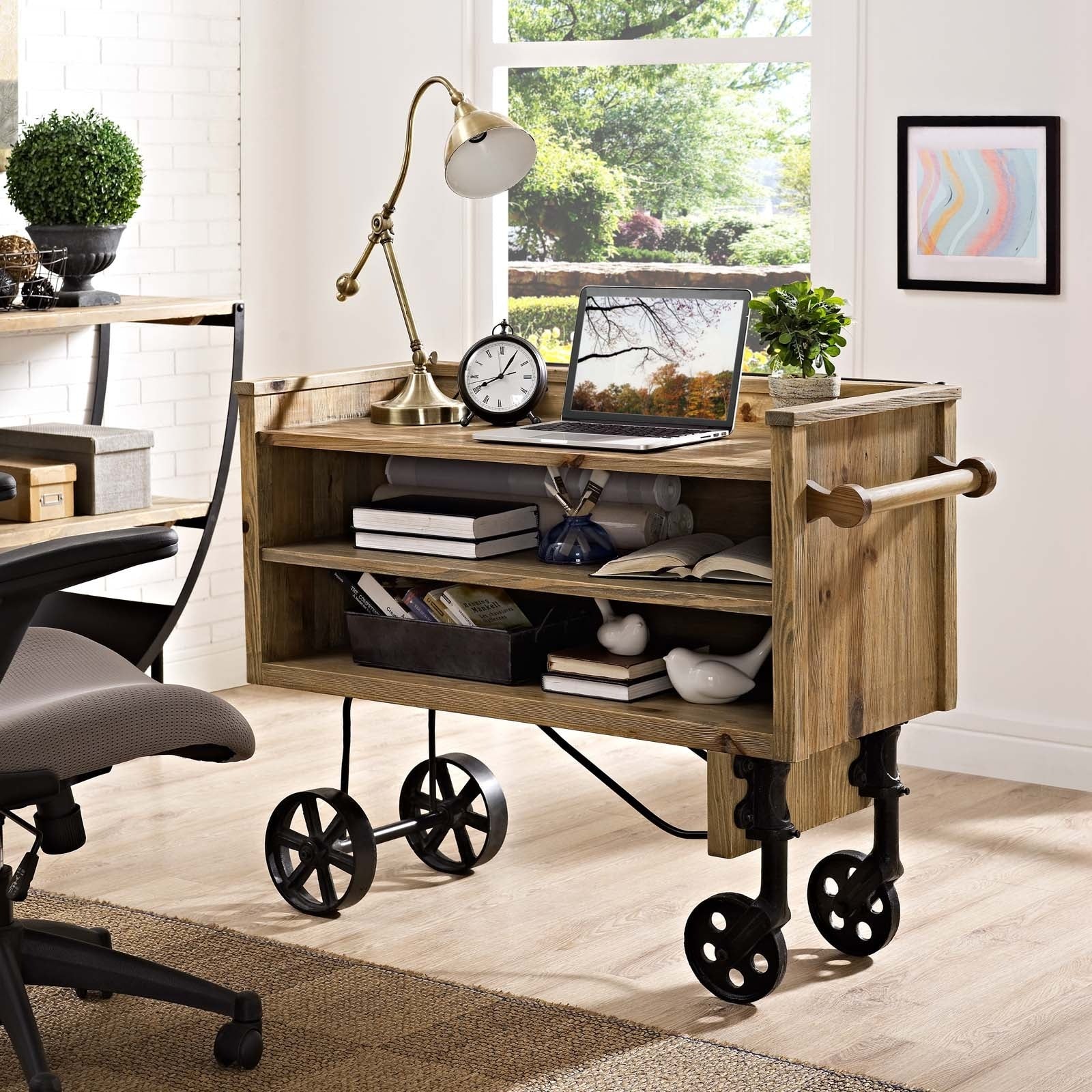 Prevail Dining Stand in Brown