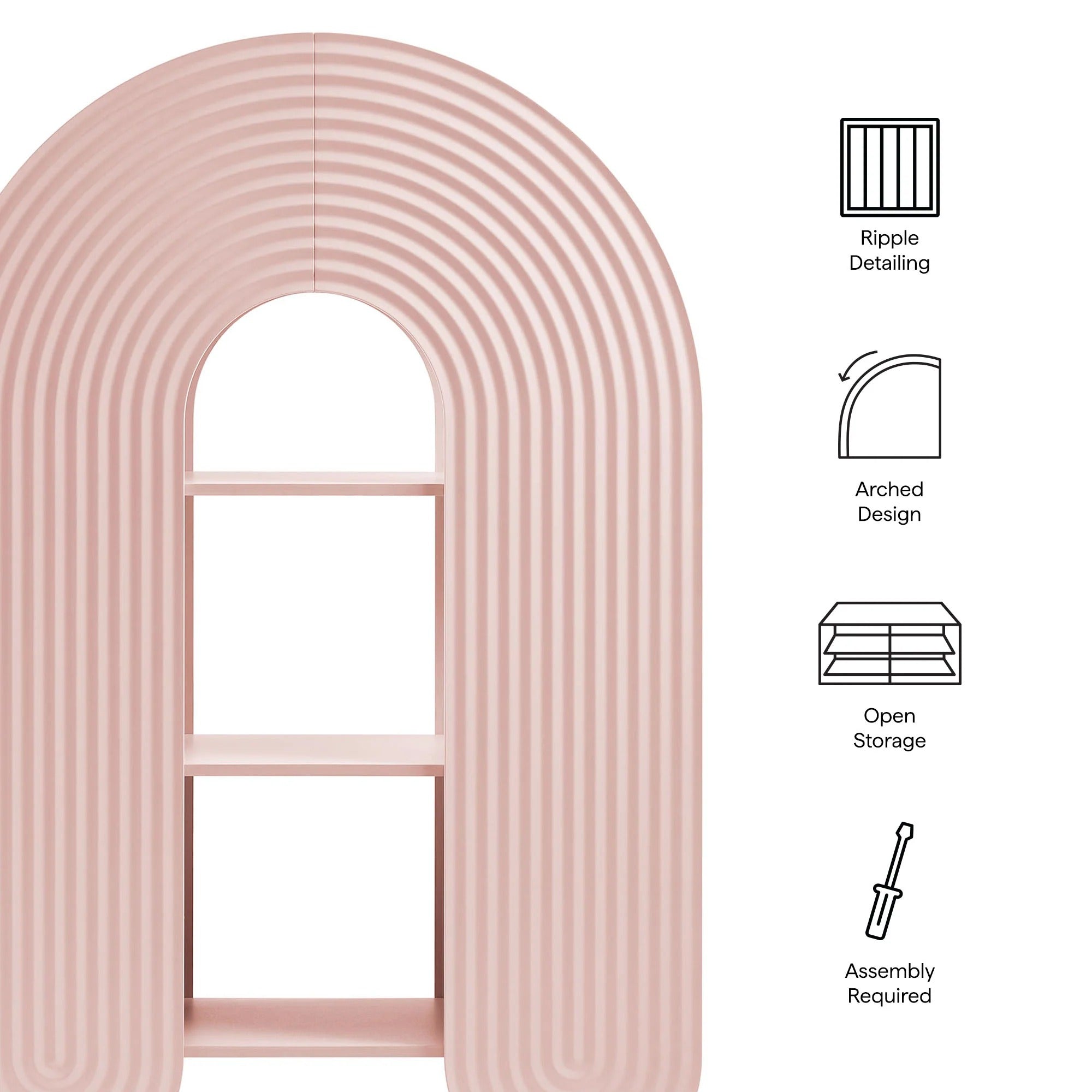 Daydream 58" Arched Bookshelf
