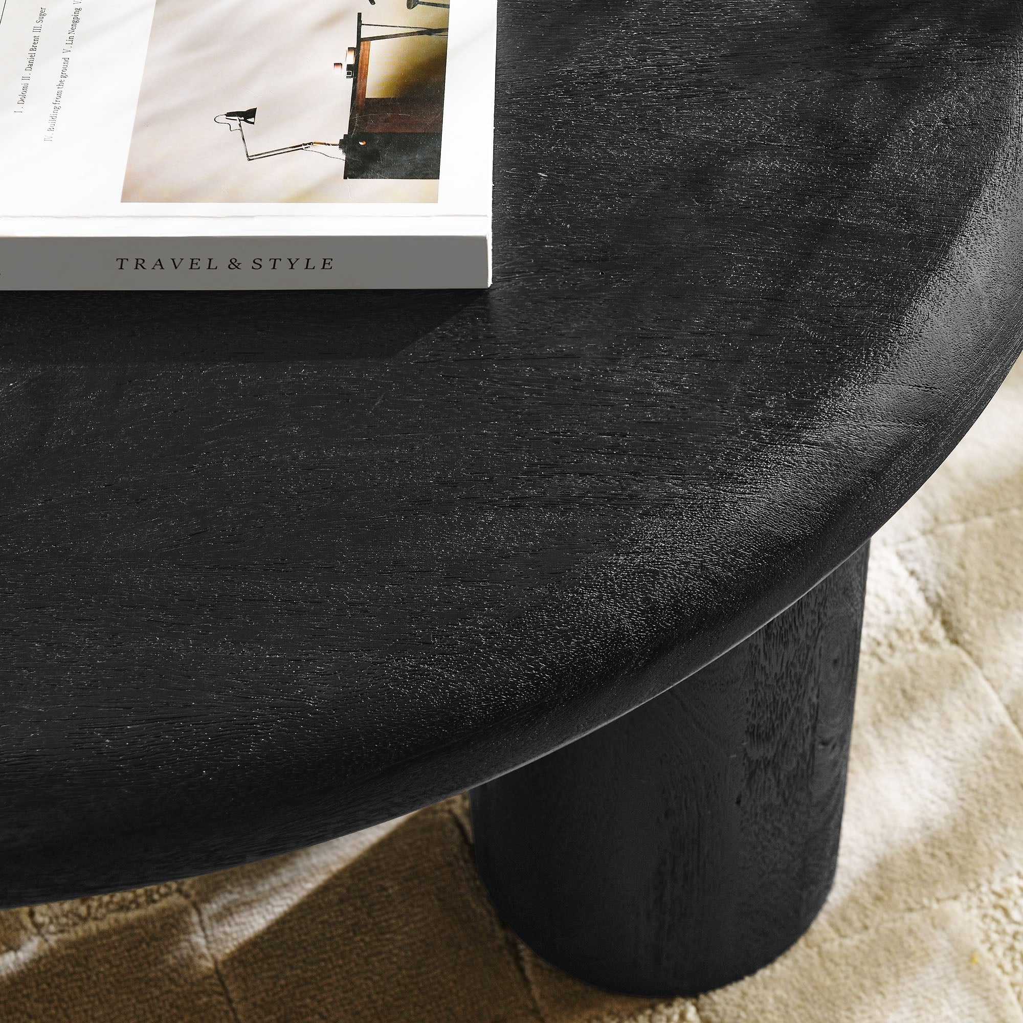 Mavina Round Mango Wood Coffee Table