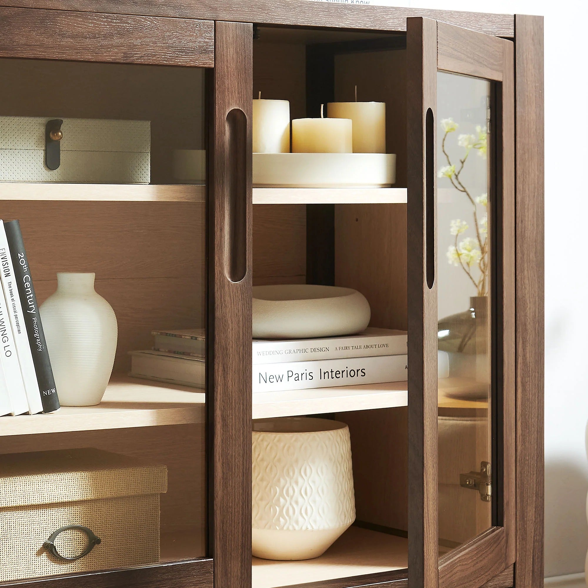 Nell 36" Accent Cabinet in Walnut