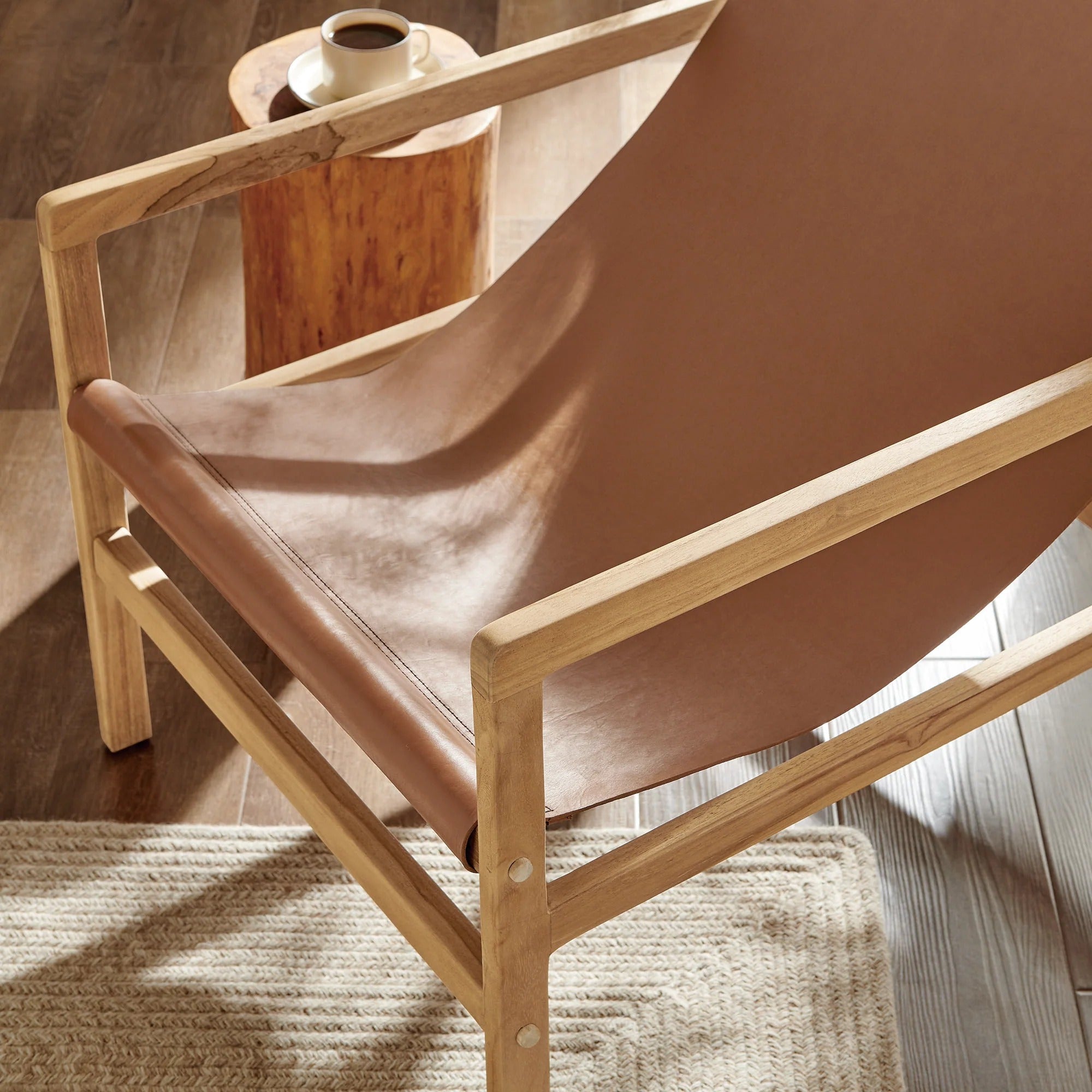 Sonora Leather Sling Chair