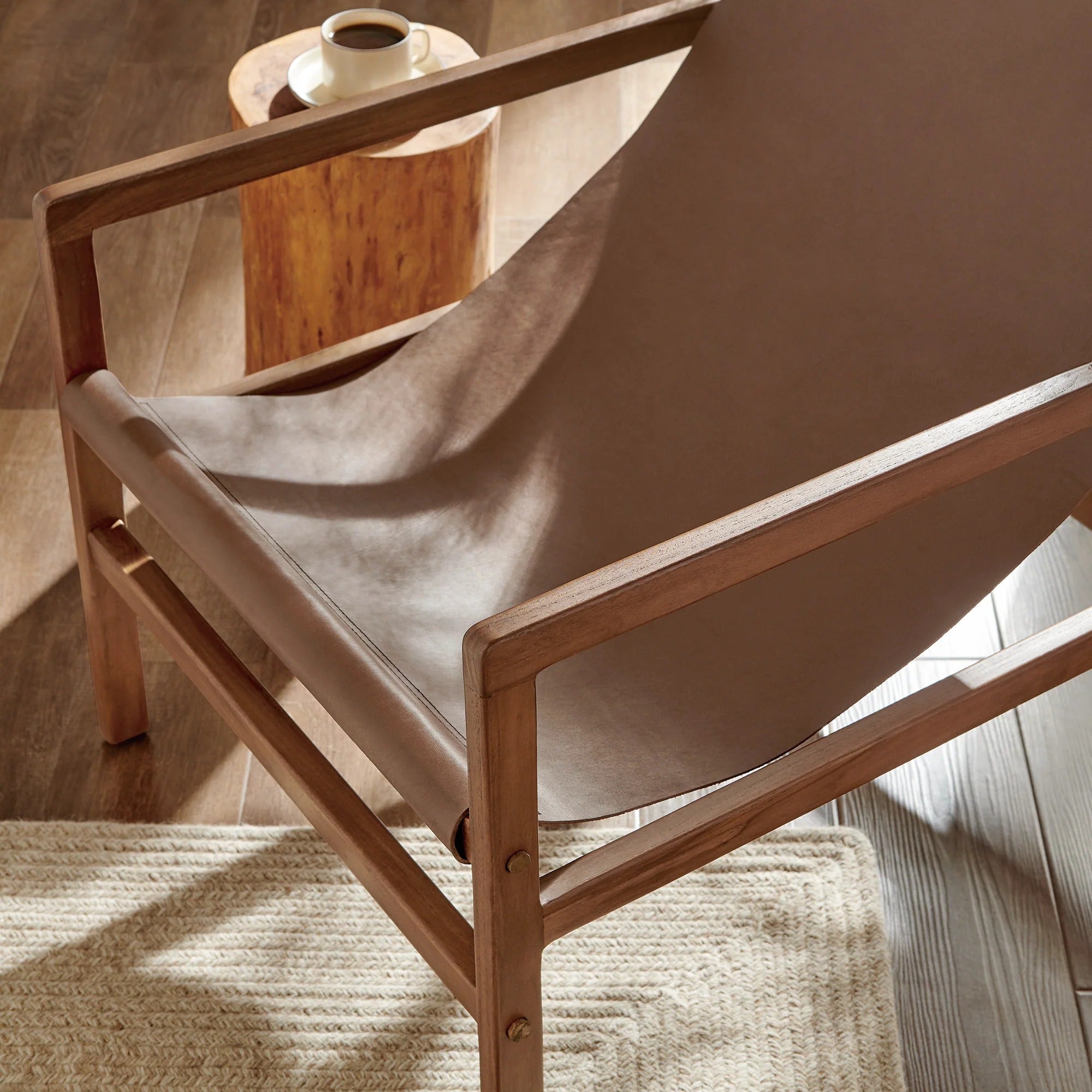 Sonora Leather Sling Chair