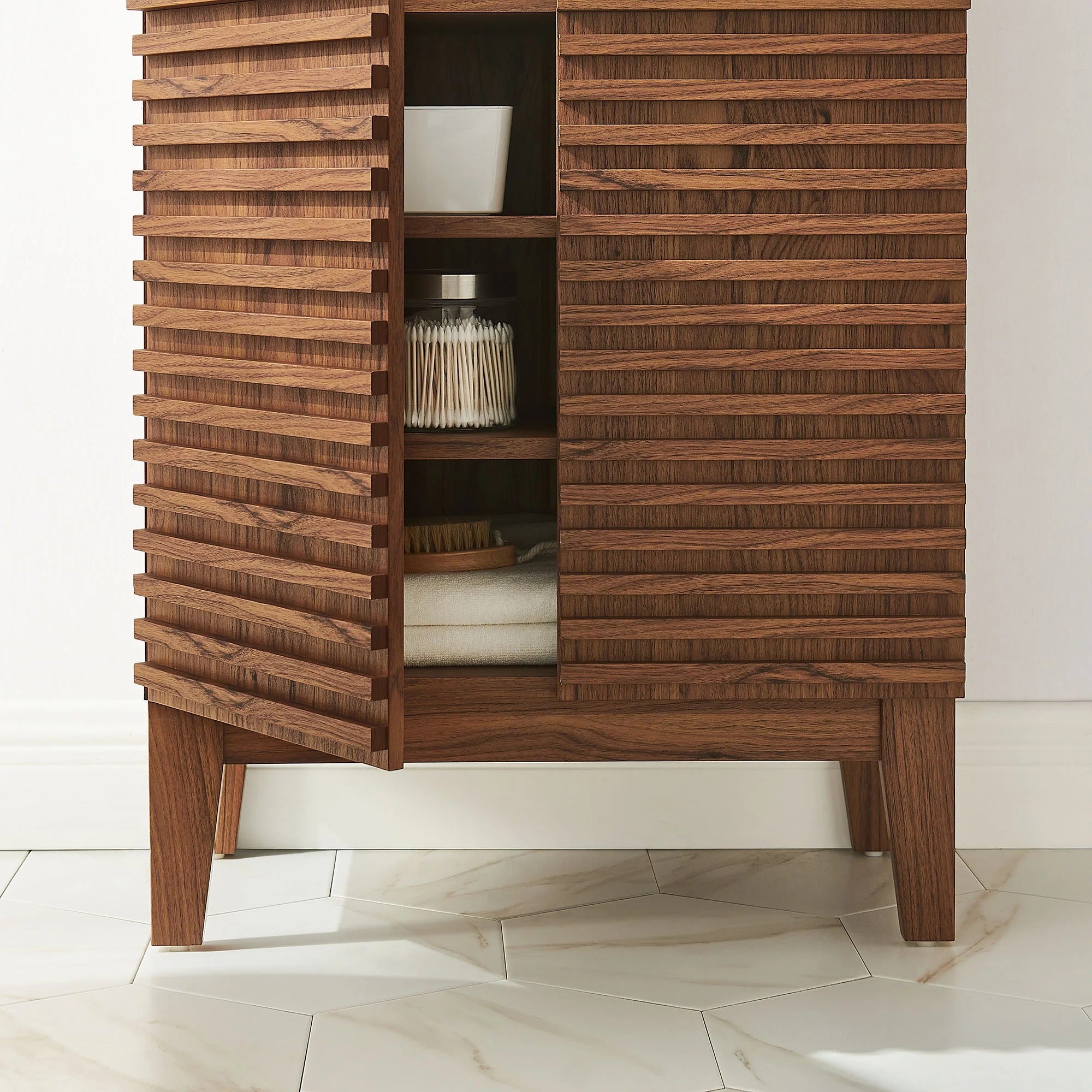 Render Freestanding Bathroom Storage Cabinet