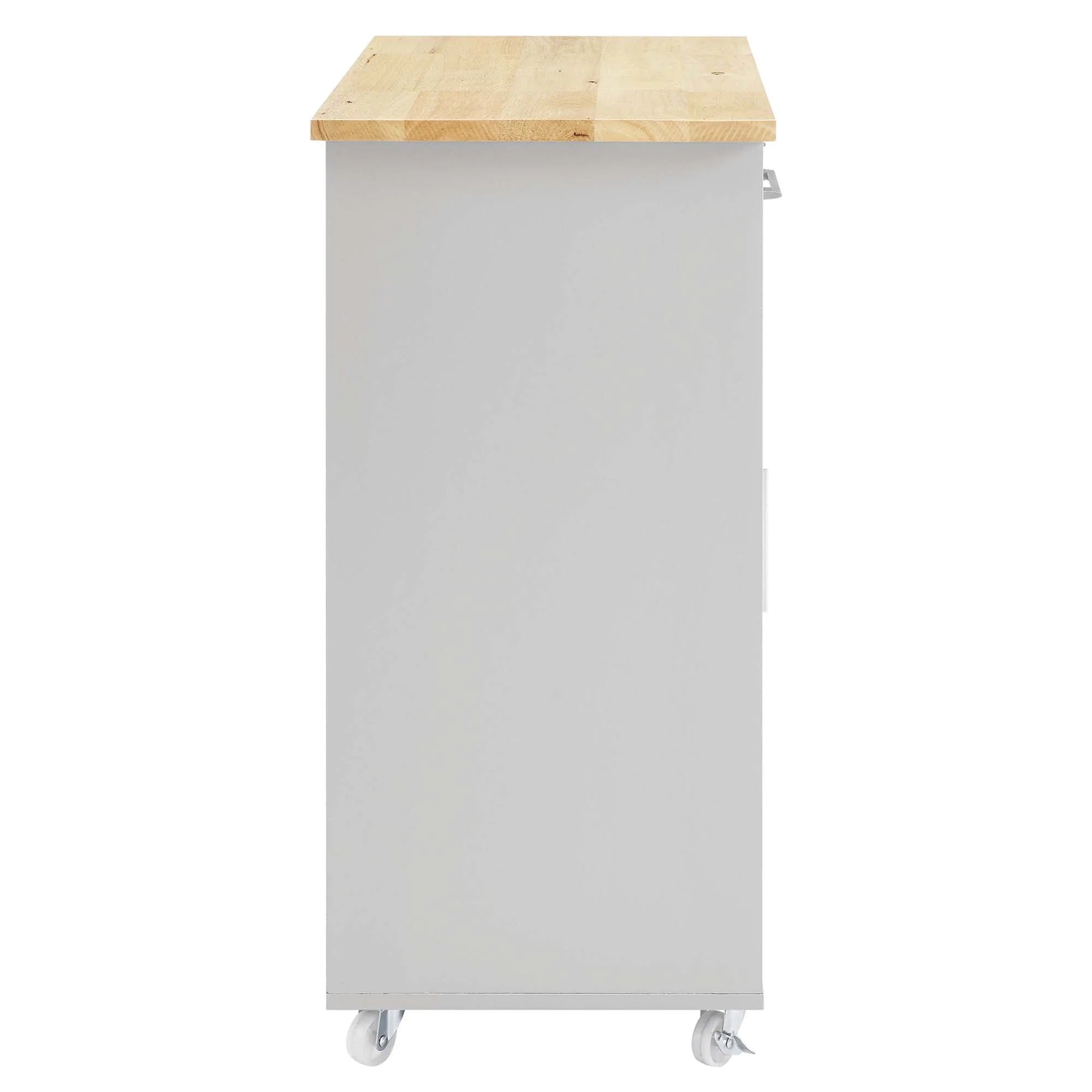 Culinary Kitchen Cart With Towel Bar