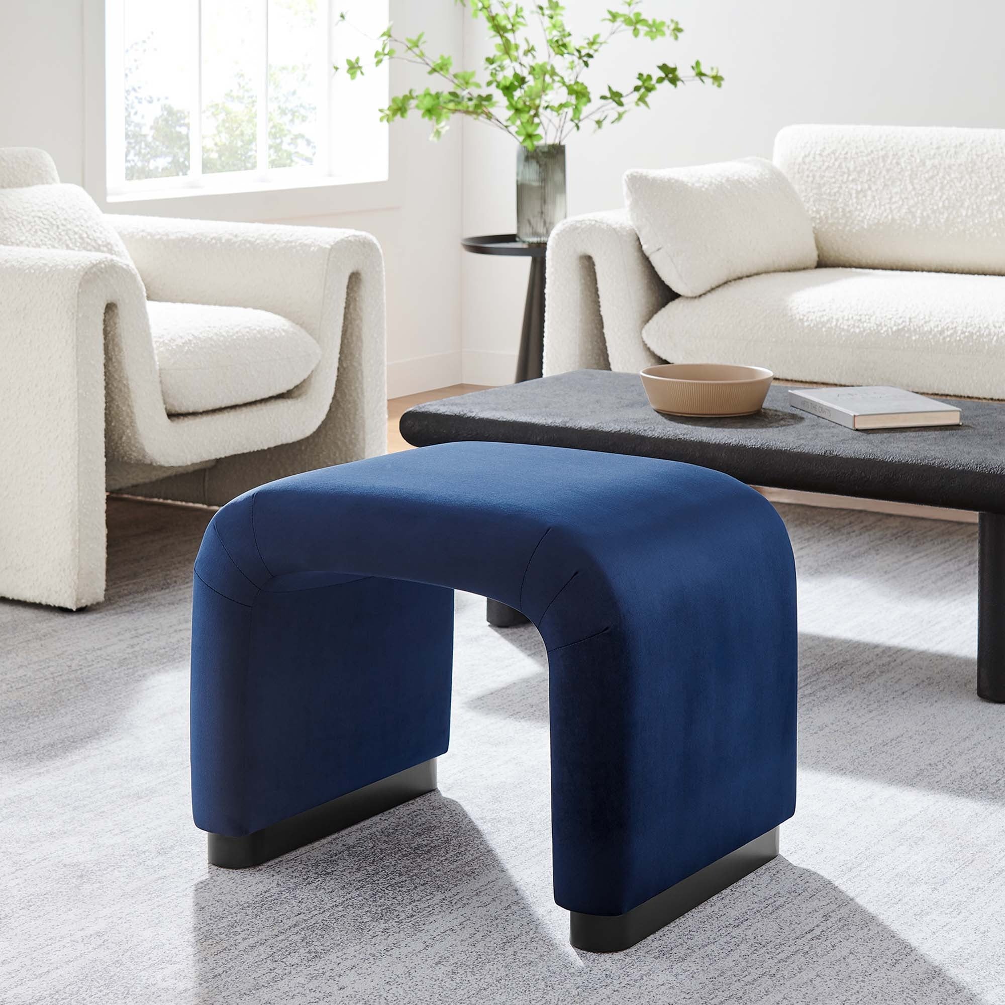 Chaise sans accoudoirs rembourrée en duvet Commix