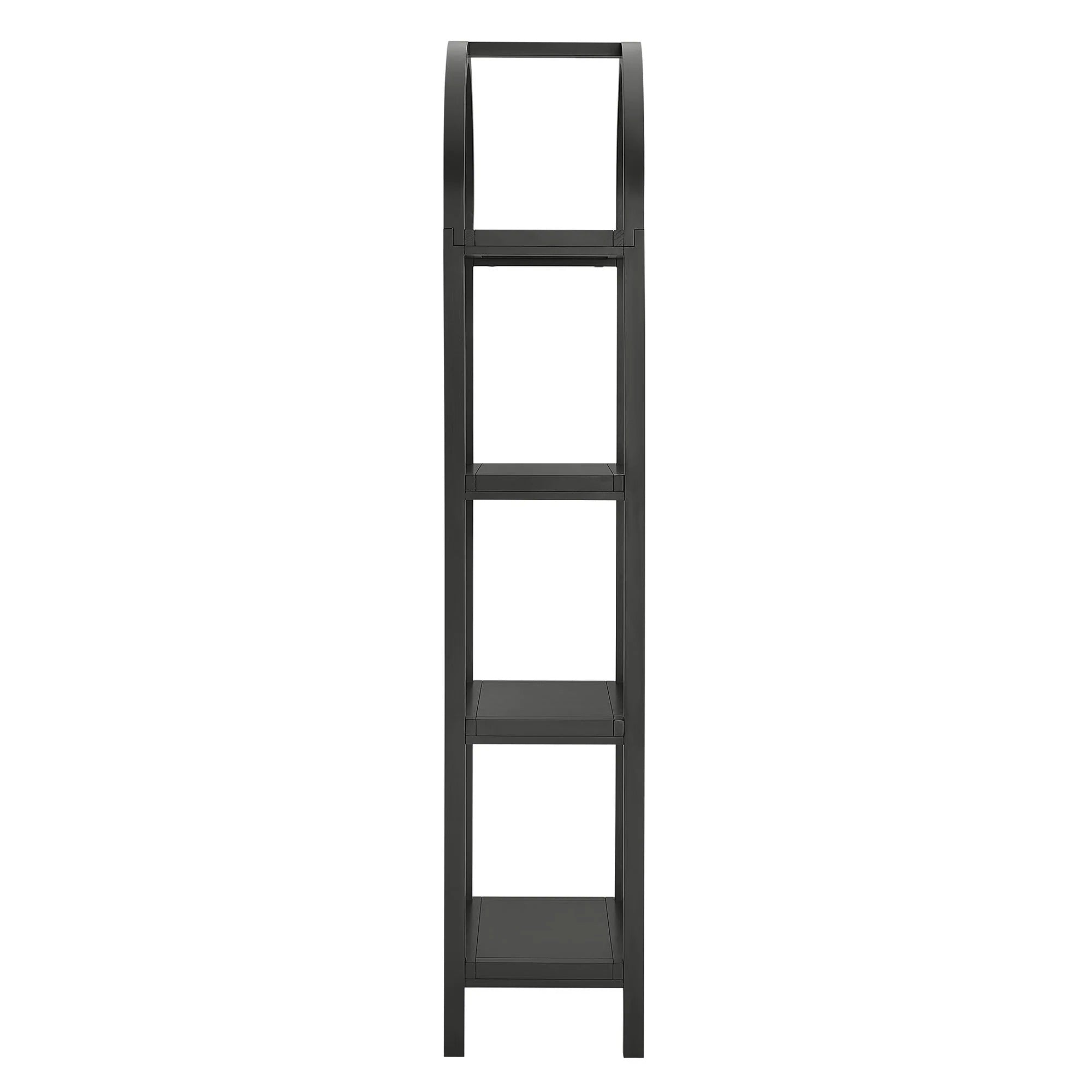 Vexley 72 Inch Tall Narrow Arched Bookshelf