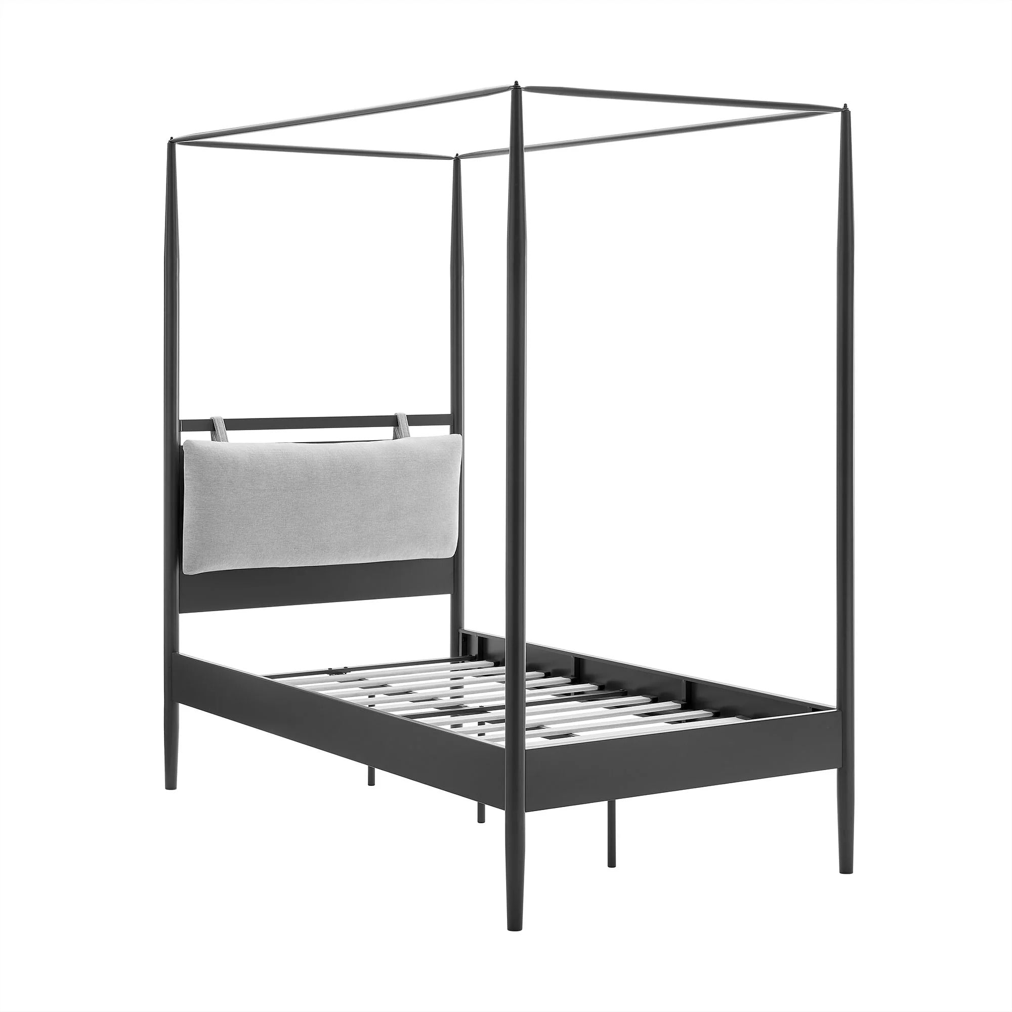 Marlowe 4-Poster Canopy Metal Queen Platform Bed