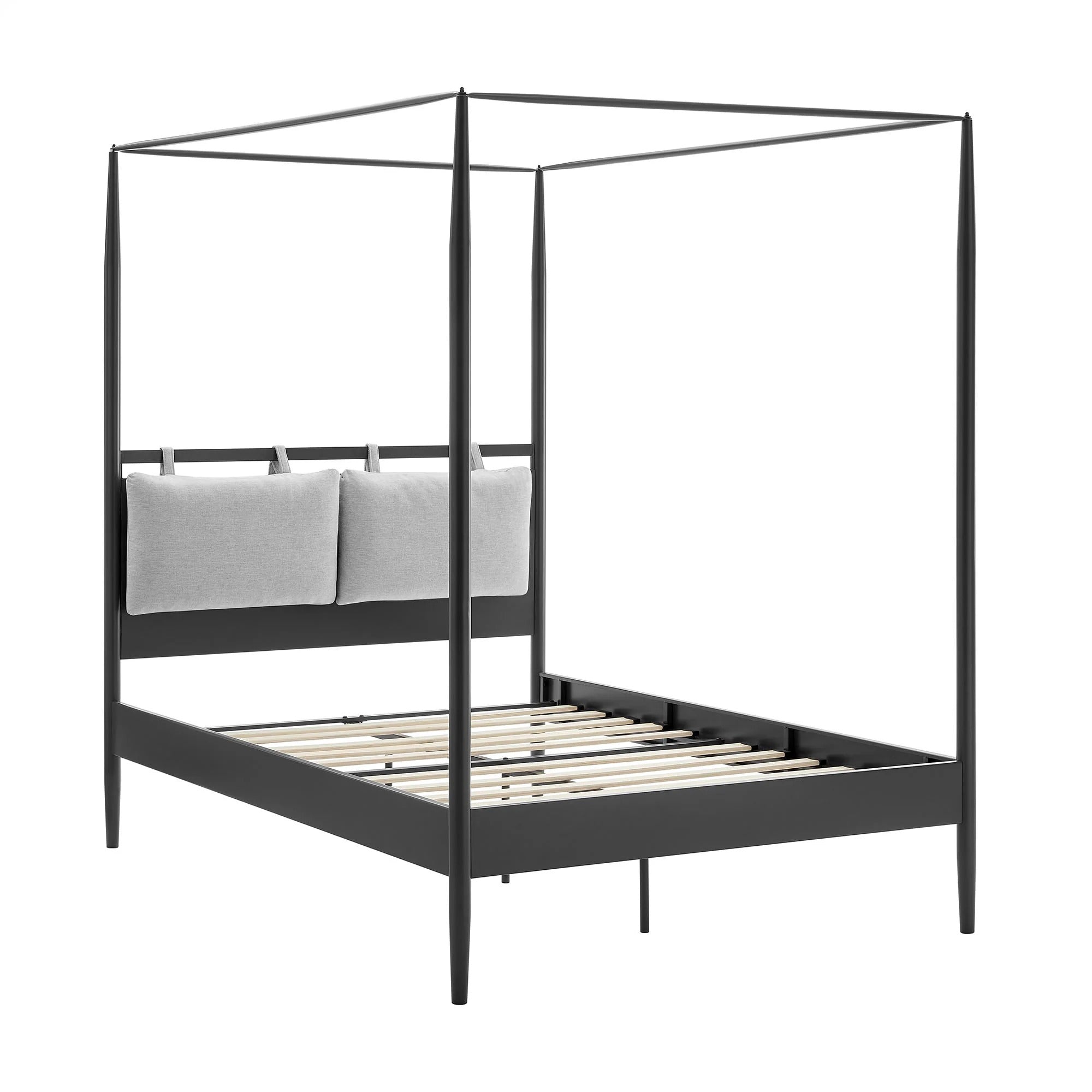 Marlowe 4-Poster Canopy Metal Queen Platform Bed