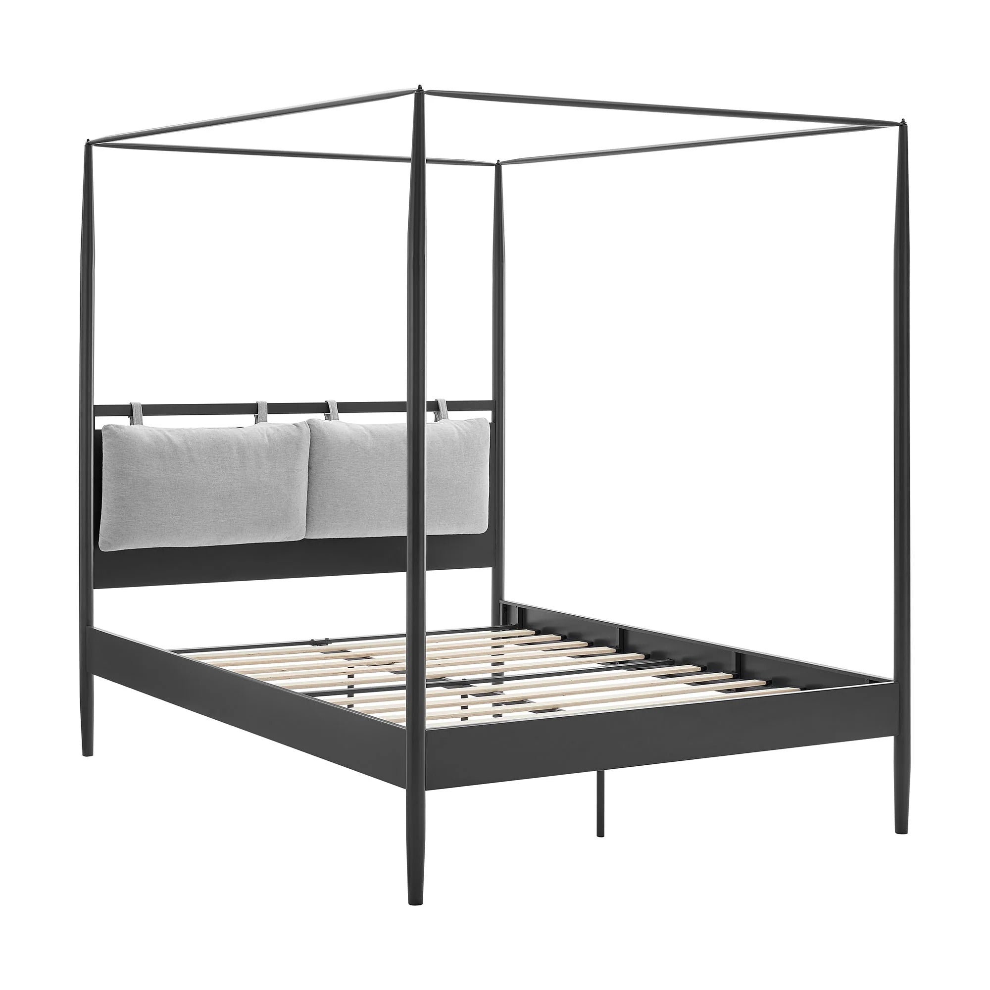 Marlowe 4-Poster Canopy Metal Queen Platform Bed
