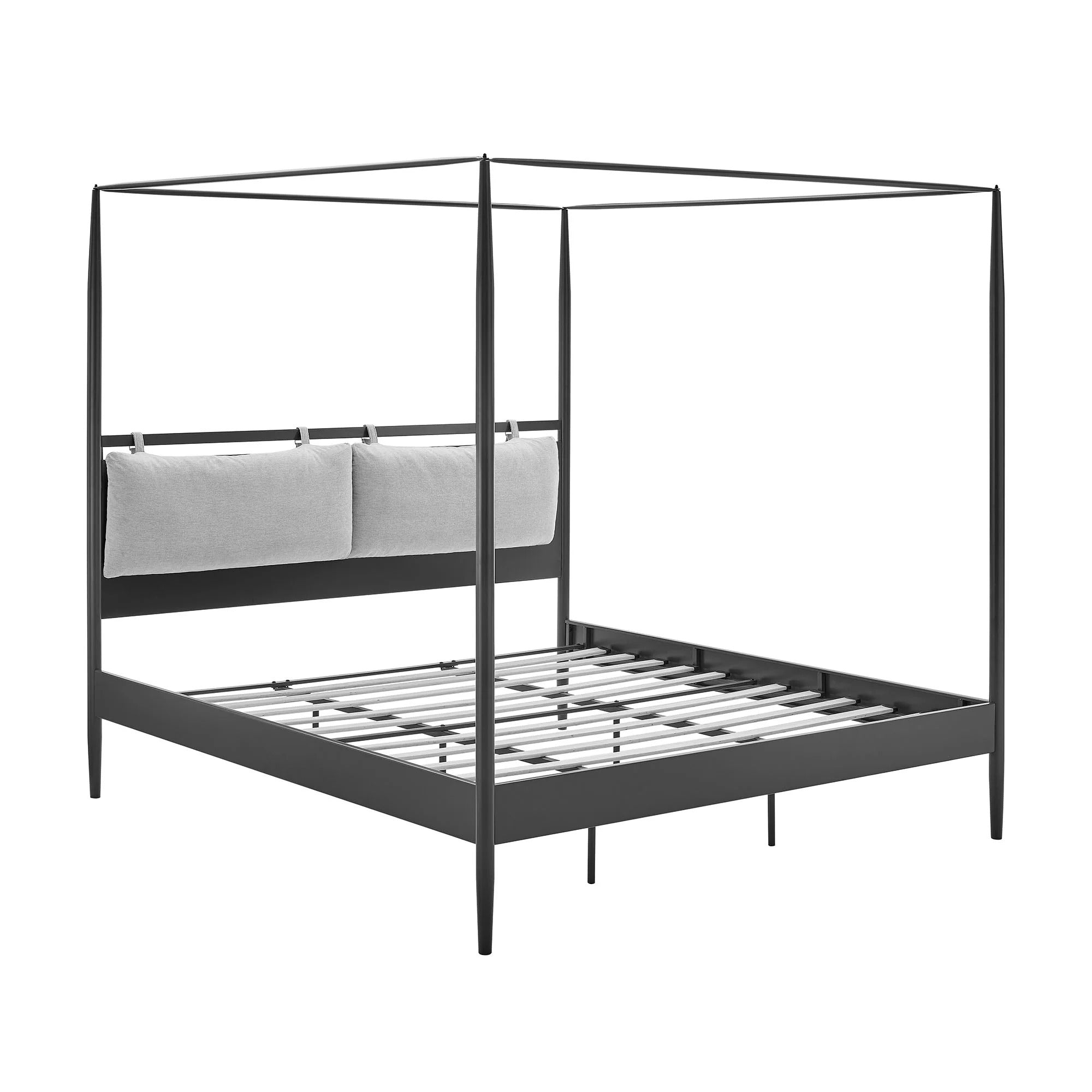 Marlowe 4-Poster Canopy Metal Queen Platform Bed